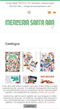 Mobile Screenshot of merceriasantaana.com